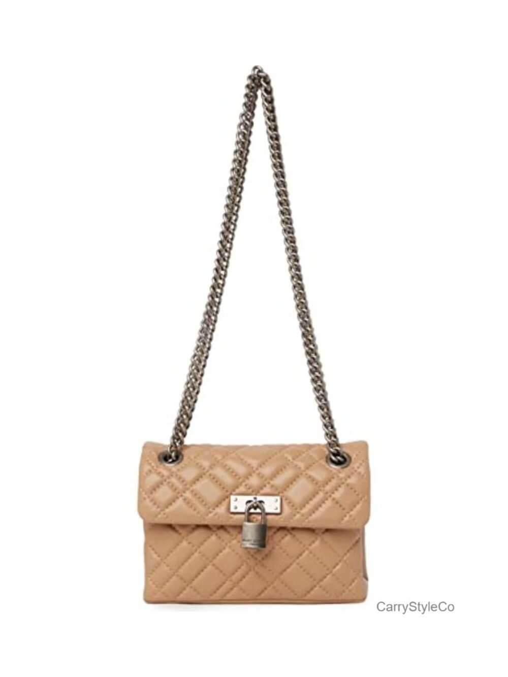 Kurt Geiger Mini Brixton Lock Leather Crossbody Bag Satchel